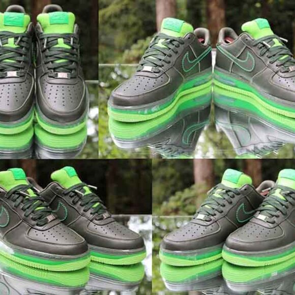 Nike Air Force 1 Supreme Max Air '07 Sample Dark Army SZ 10.5 316666-333 NWB - Picture 10 of 16